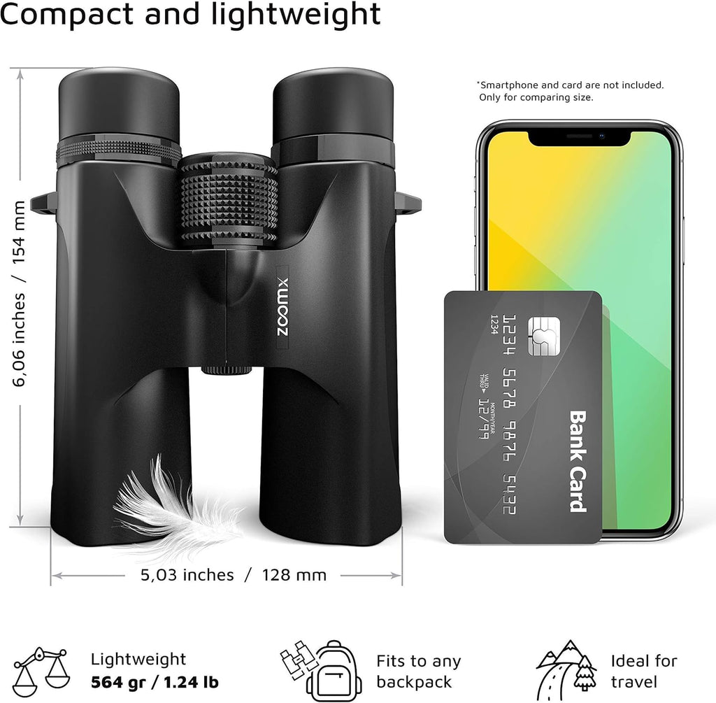 10x42 Waterproof HD Binoculars with Carrying Bag R9031