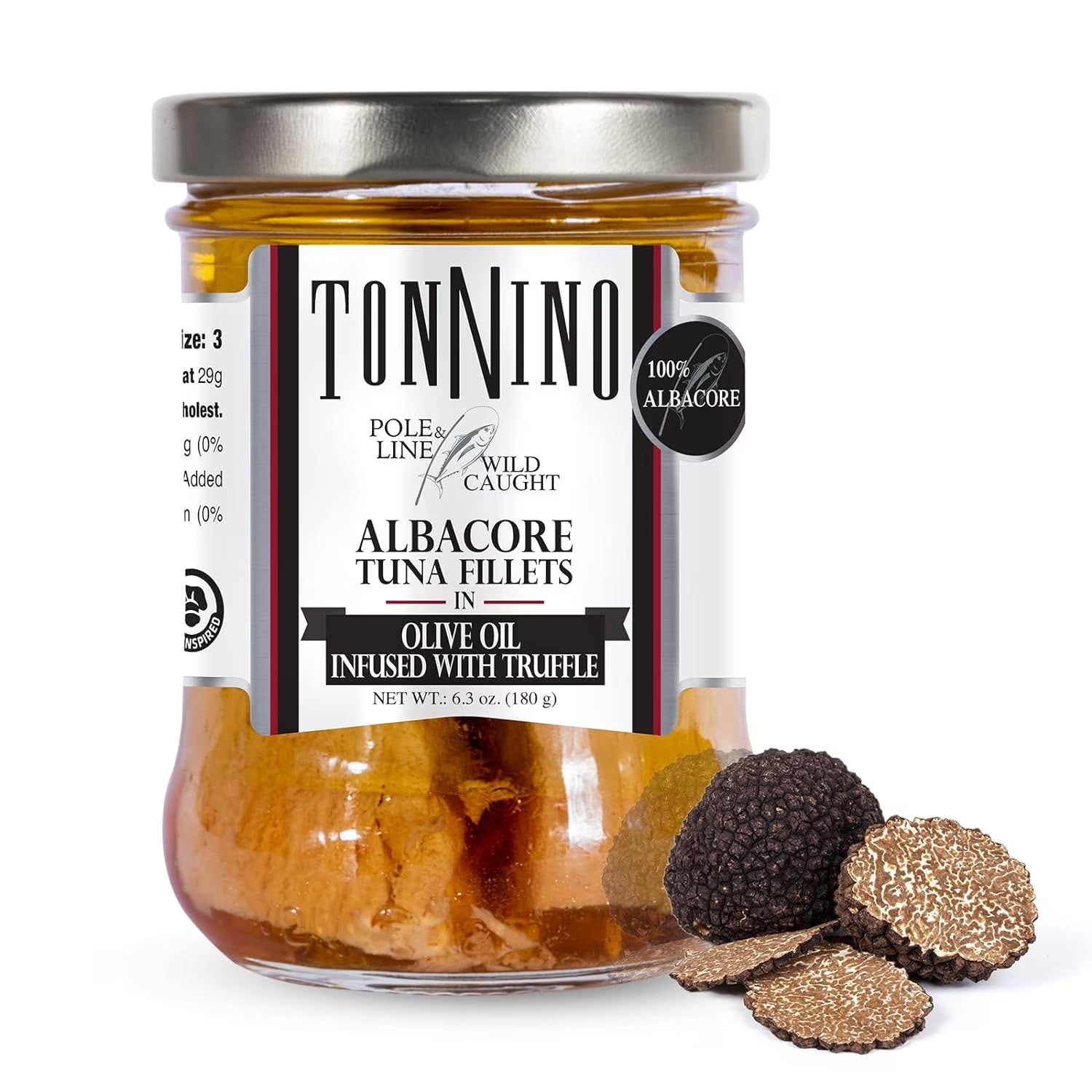 Albacore Tuna in Olive Oil with Truffle, 6.3 oz, 6-Pack J46950