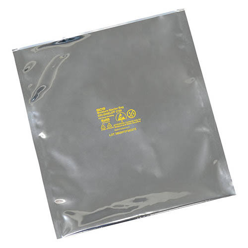 Silver Moisture Barrier Bag 18 in Length 16 in Wide 7 Mil Thick O7115