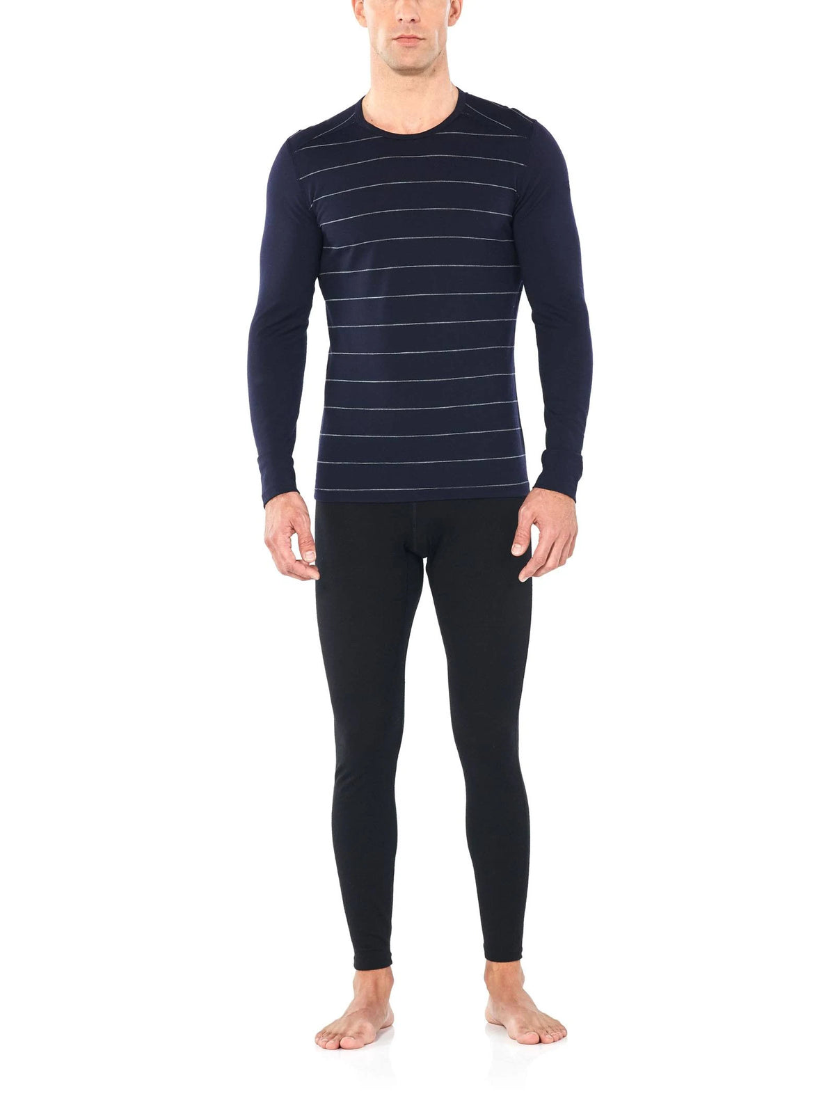 Midnight Navy Men's 200 Oasis LS Crewe V252402