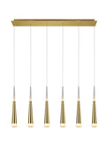 Gold Leaf LED Pool Table Light V95177