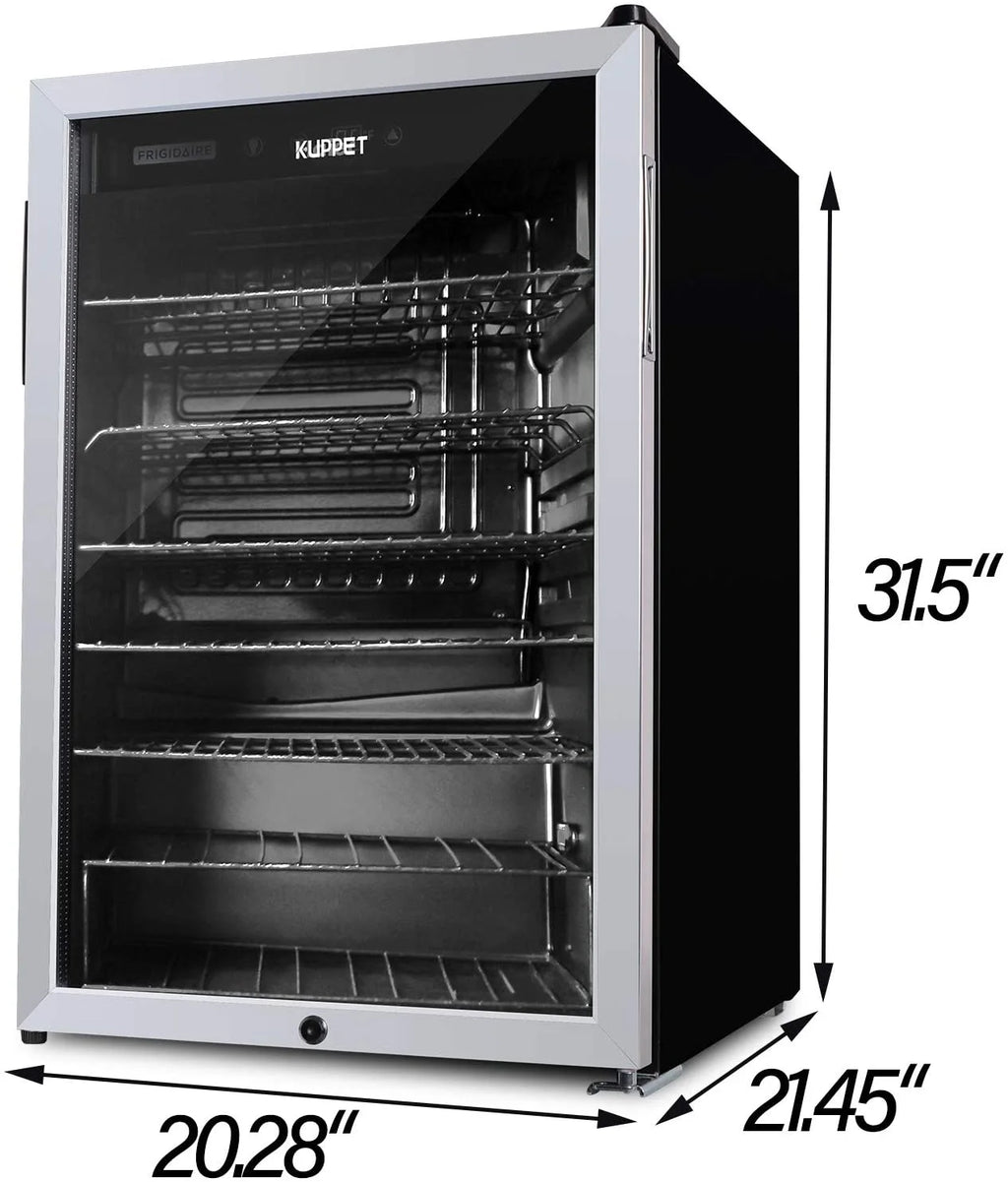 150-Can Beverage Cooler and Refrigerator, Stainless Steel, 4.5 Cu.Ft. X224890