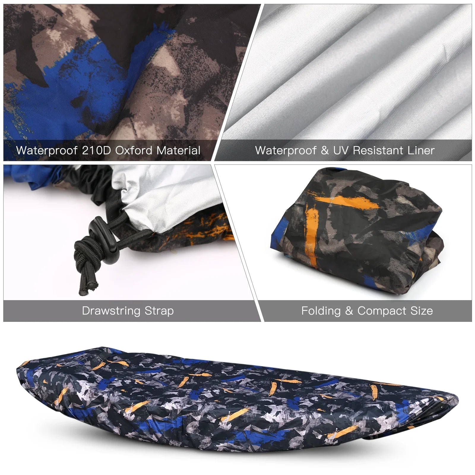 Waterproof Kayak Canoe Boat Cover K565215