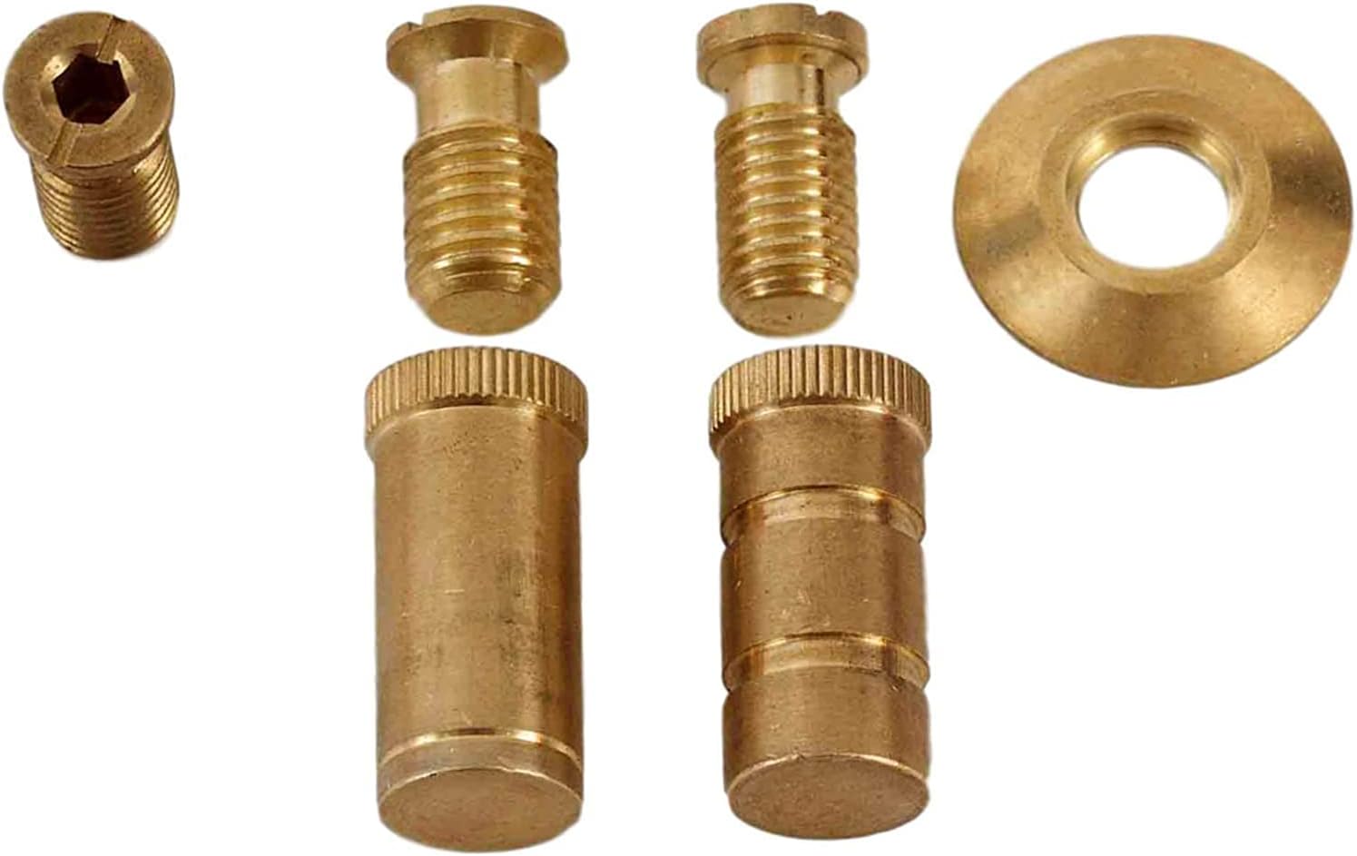 Brass Pool Cover Anchors for Inground Pools with Beauty Collar - 25 Pack U48739
