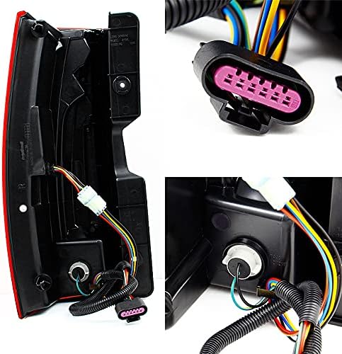 Red Clear LED Tail Lights B416779