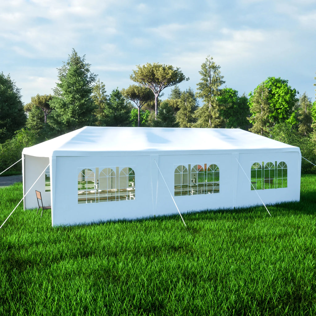 10x30' Outdoor Canopy Tent with 8 Removable Sidewalls M6589