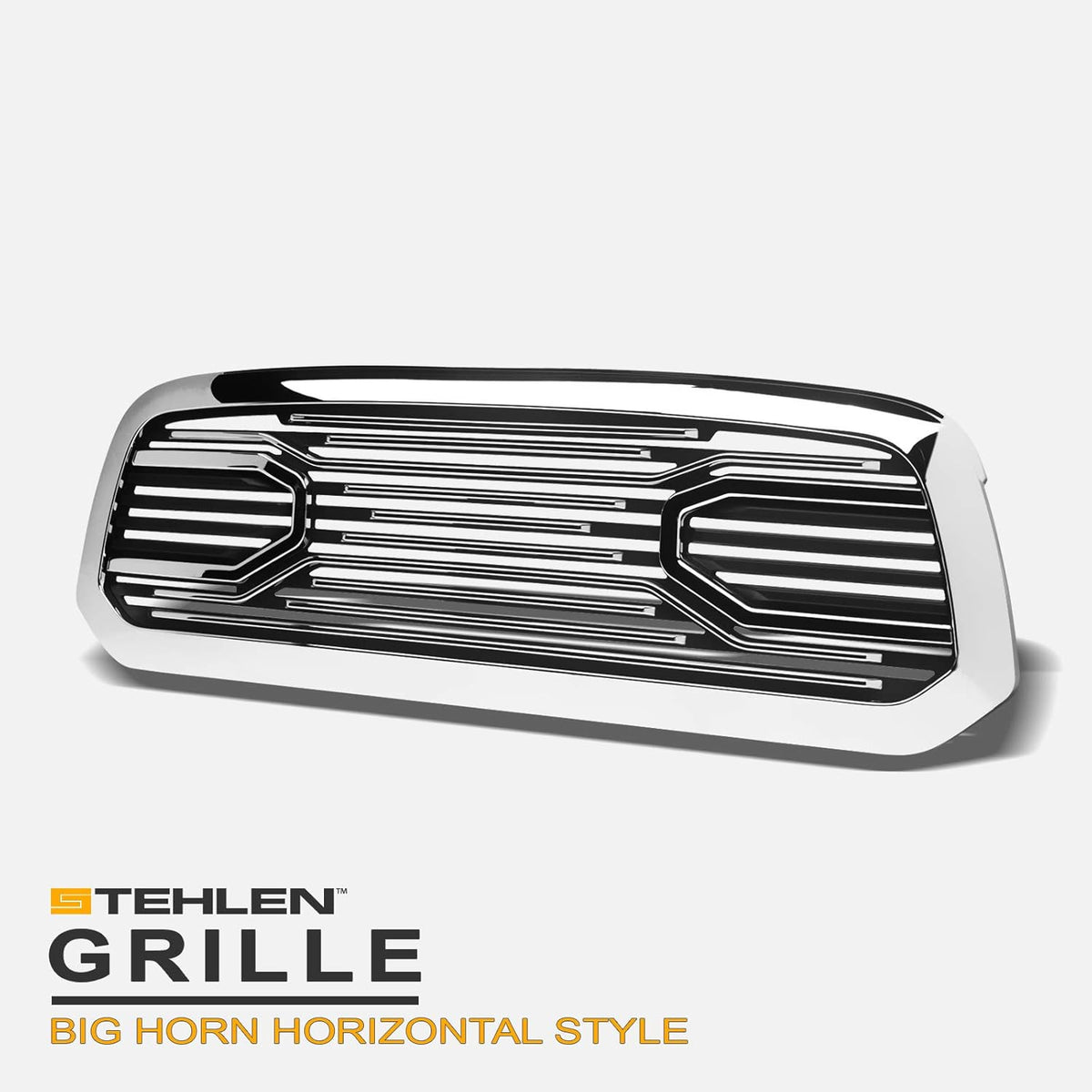 Chrome Front Hood Bumper Grille For Ram 1500 2013-2018 / Classic 2019-2022 L187441