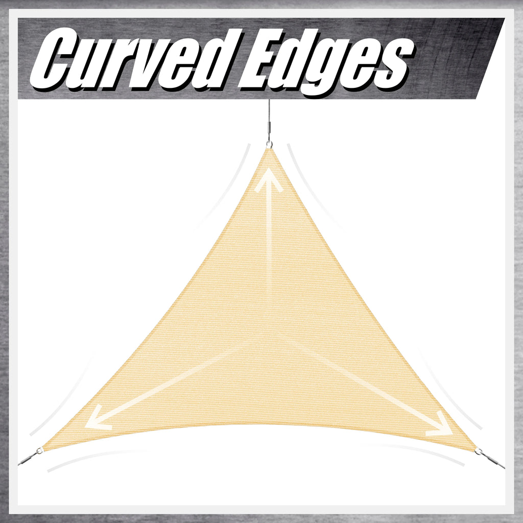 Brown Square Sun Shade Sail Canopy Structure R909043