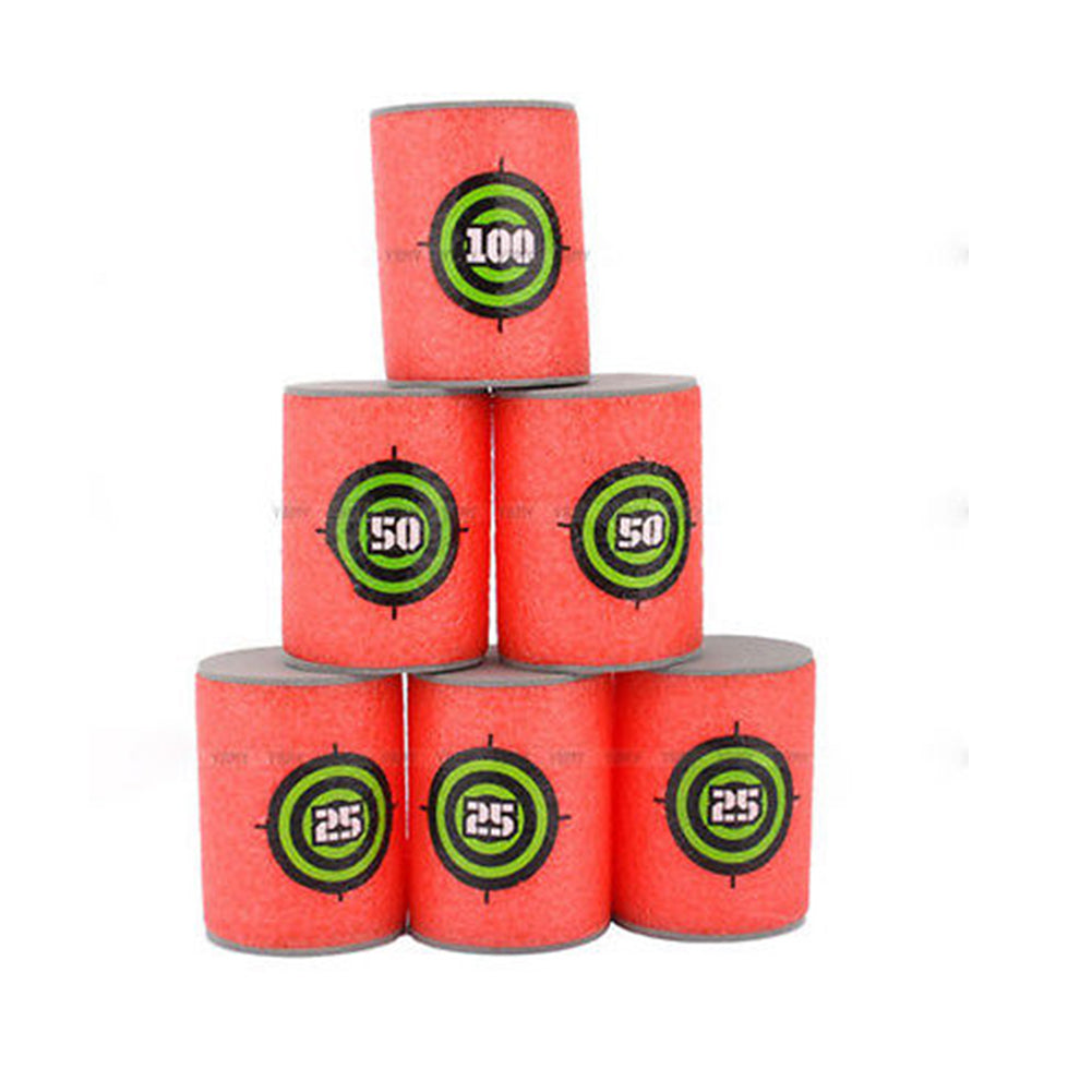 6Pcs Eva Soft Bullet Target Foam Dart Gun Toy P892