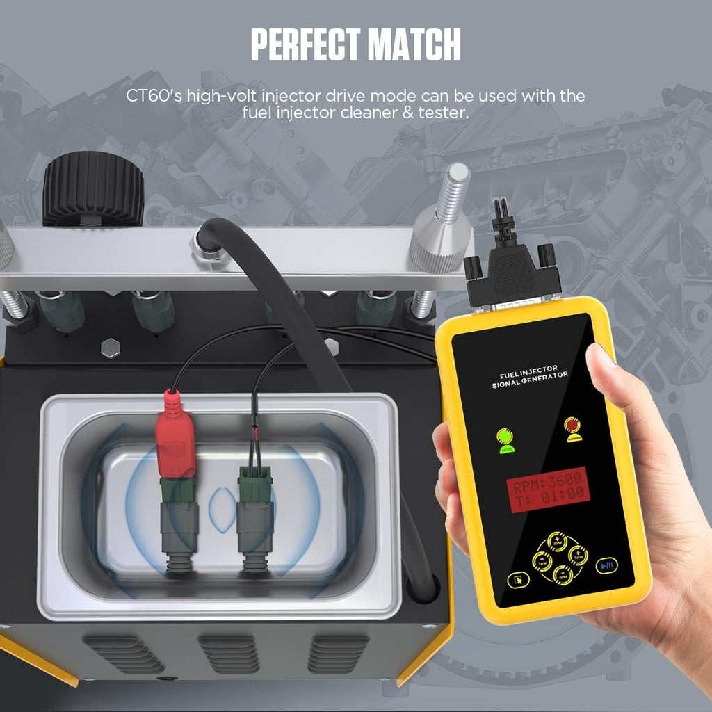 Fuel Injector Cleaner Tester 12V Fuel Pressure Test Kit J507
