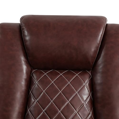 Brown Leather 3-Piece Recliner Sofa Set L68037