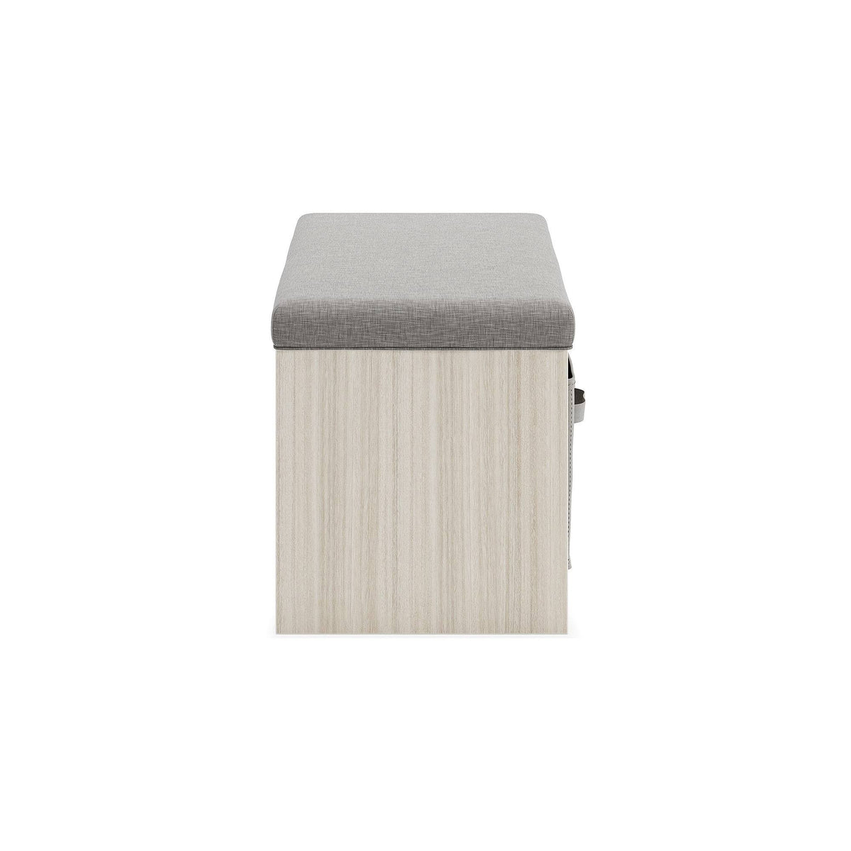 Gray Storage Bench Q181