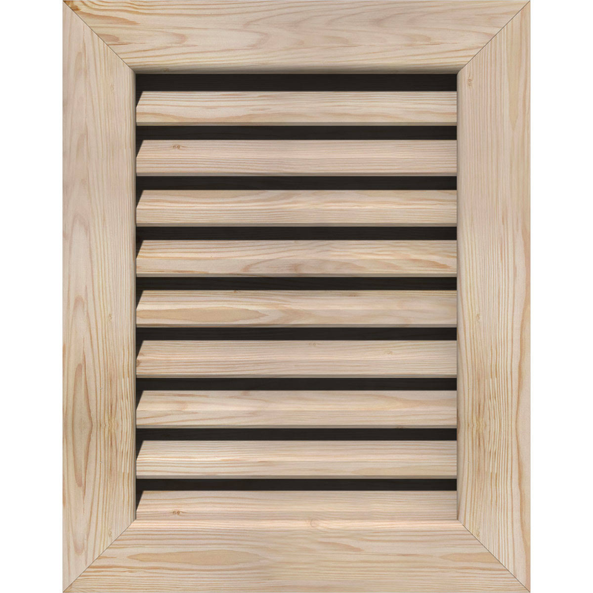 24-in W x 26-in H Vertical Gable Vent Unfinished Smooth Pine F35147