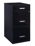 Black 18-Inch File Cabinet G49415