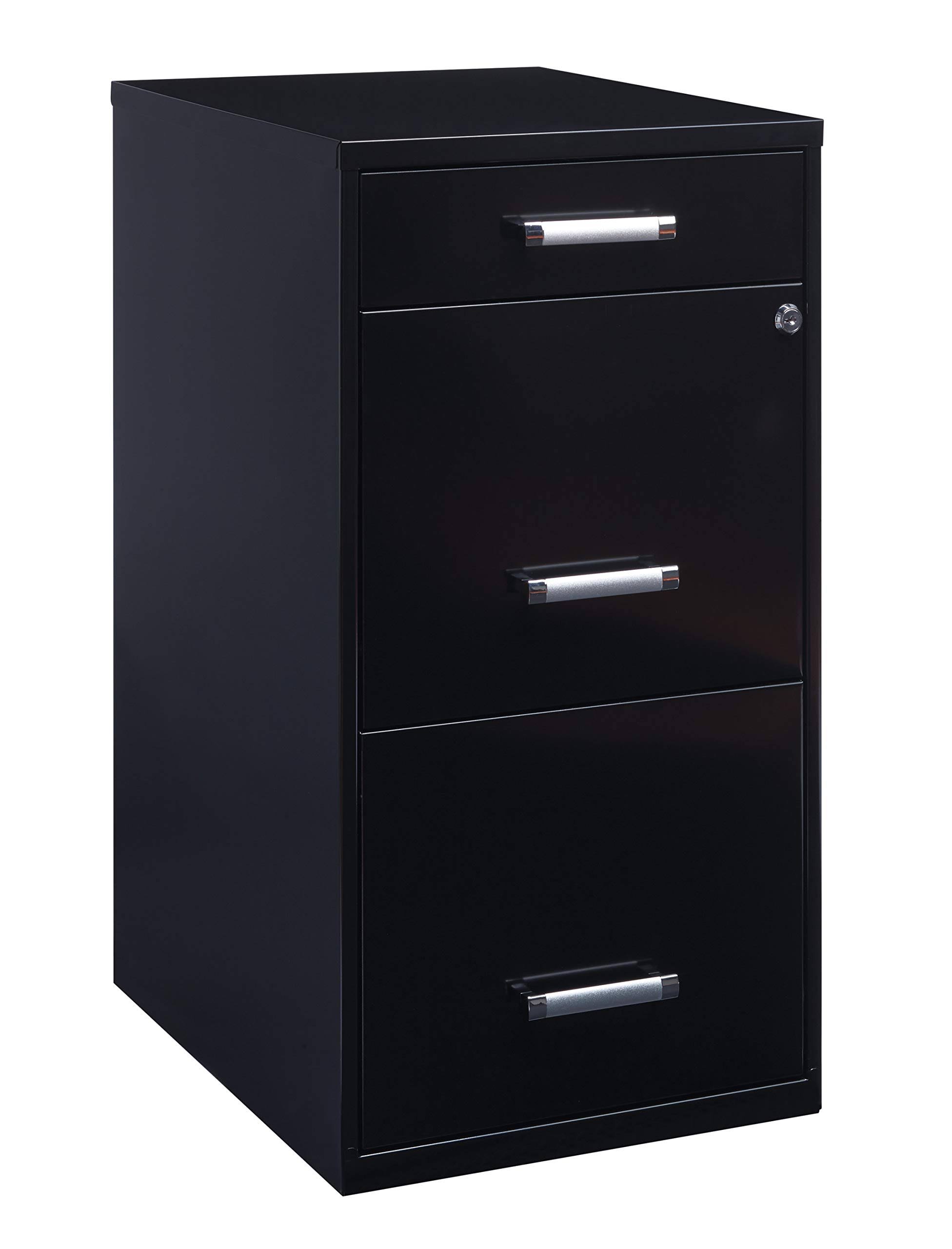 Black 18-Inch File Cabinet G49415