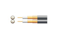 Twin RG59B/U 75 Ohms Foam Filled Copper Braid Coaxial Cable E757