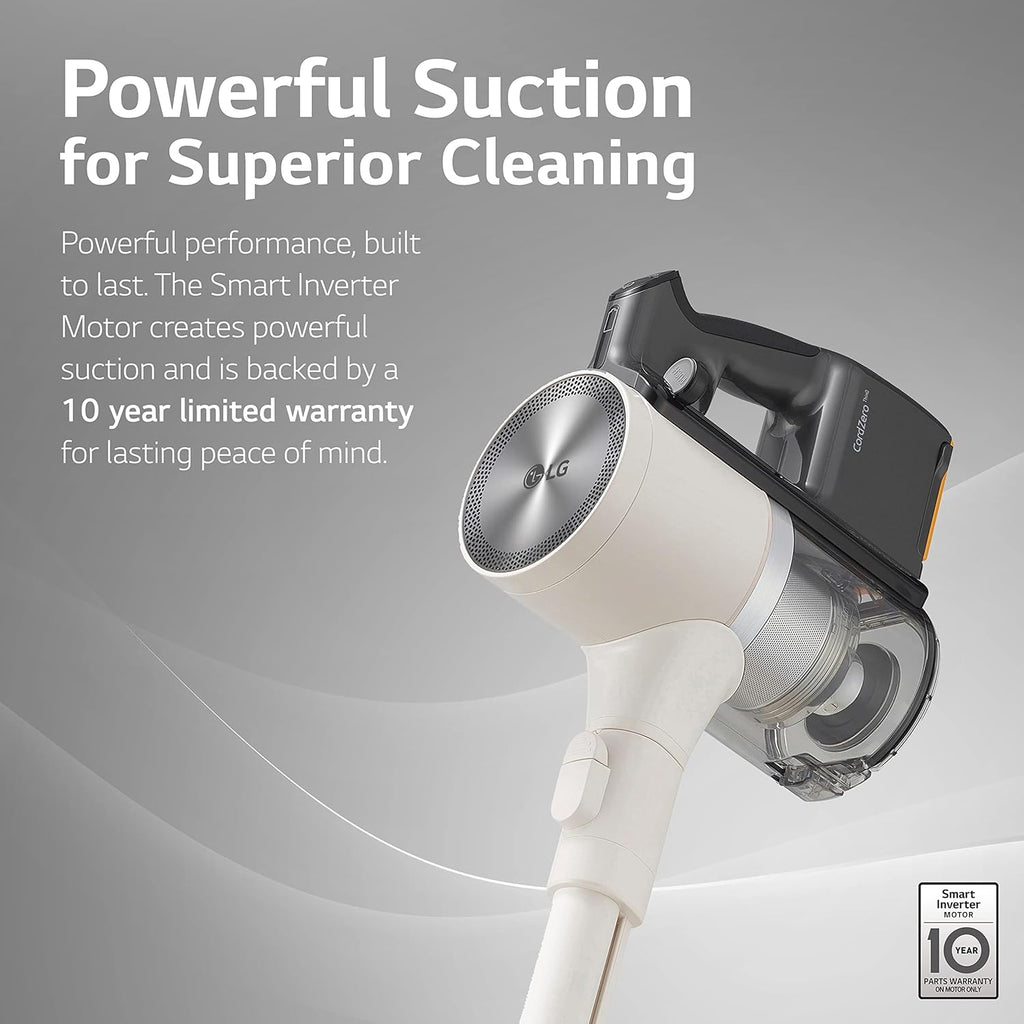 Cordless Stick Vacuum Cleaner with Extra Battery, Lightweight, Handheld, Sand Beige X71642