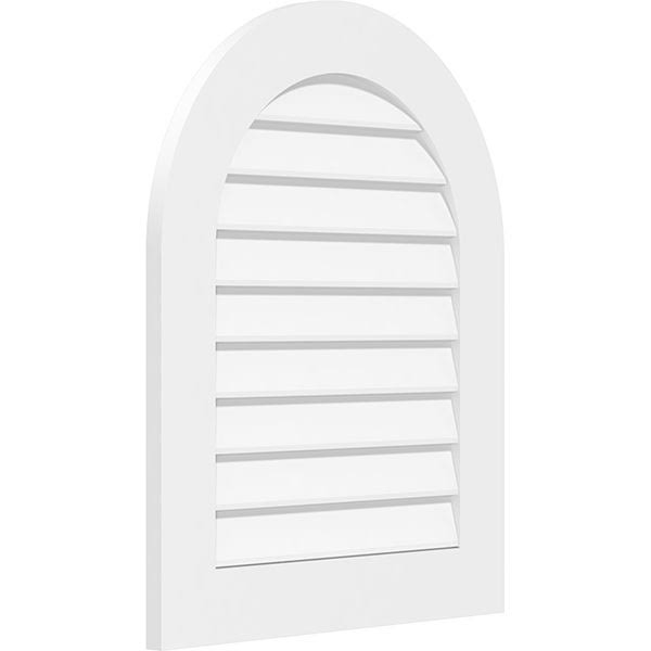 Round Top Surface Mount PVC Gable Vent U201