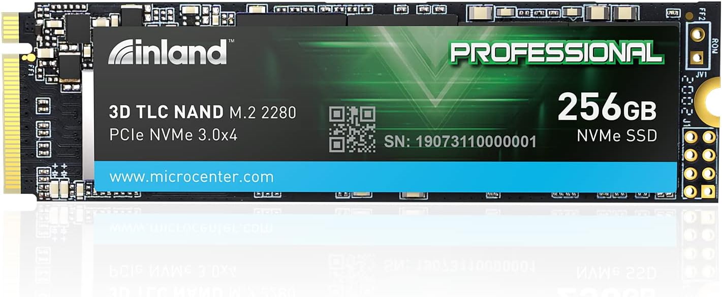 3 Pack 256GB NVMe SSD Internal Solid State Drive K107