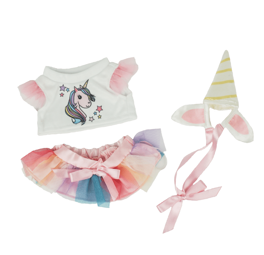 Unicorn Teddy Bear Clothes Fits Most 8"-10" Y34044
