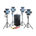 4 x 650W Fresnel Tungsten Continuous Video Lights T287