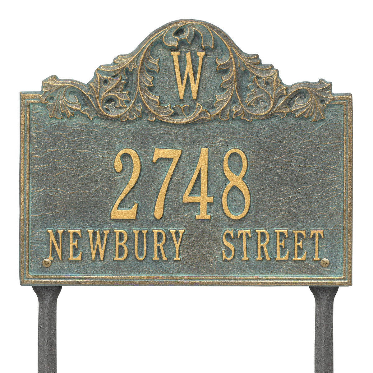 Acanthus Monogram Plaque J62826