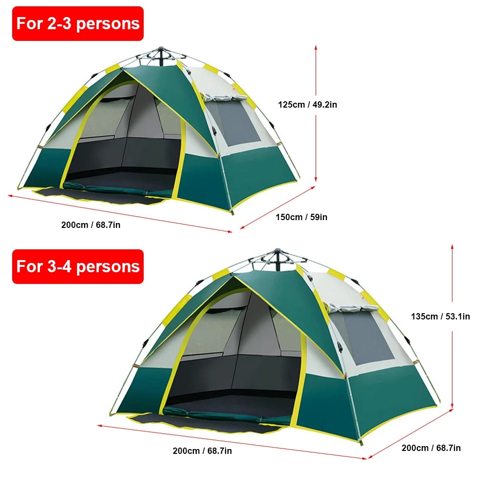 Water Resistant Tent for 2 3 Persons Z61286