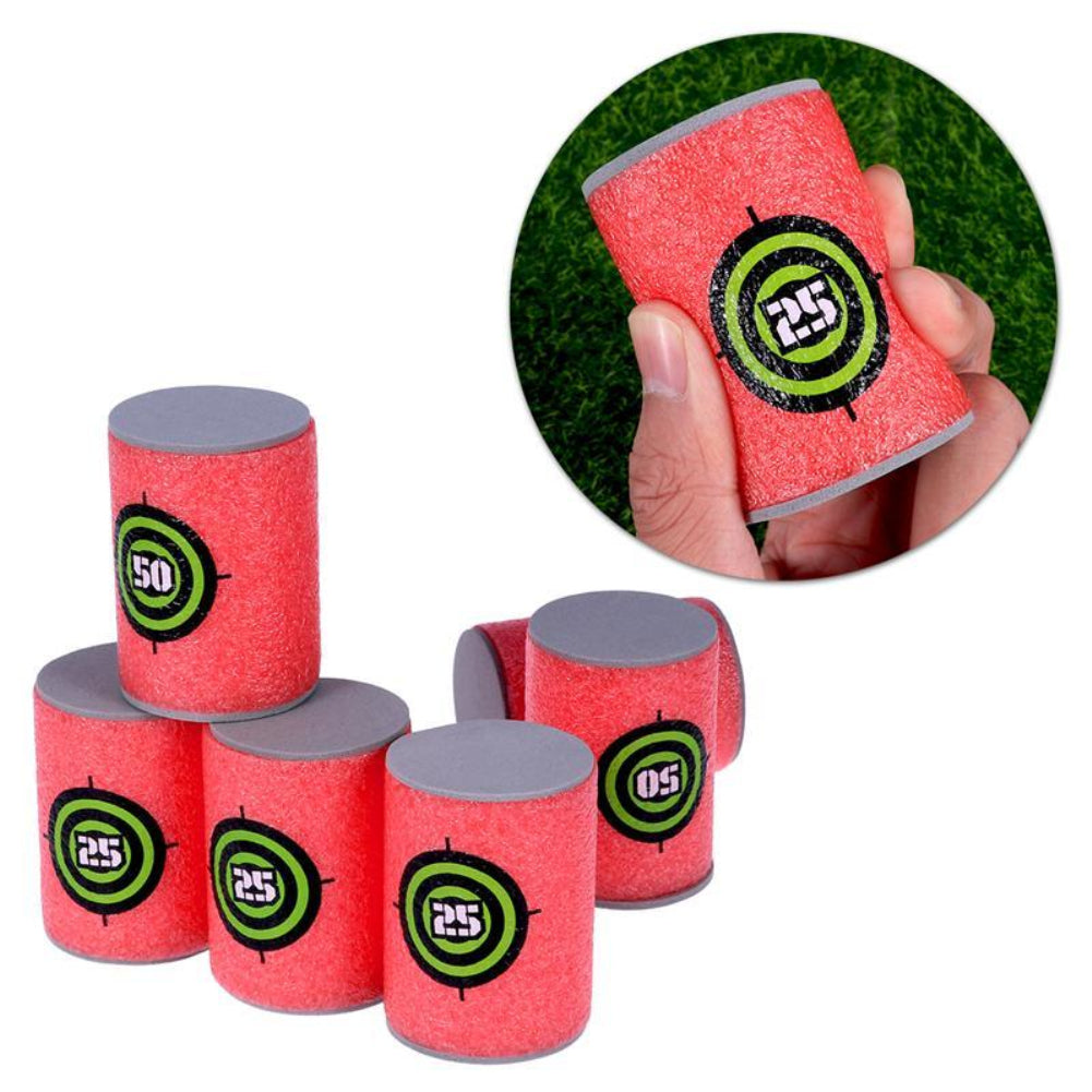 6Pcs Eva Soft Bullet Target Foam Dart Gun Toy P892
