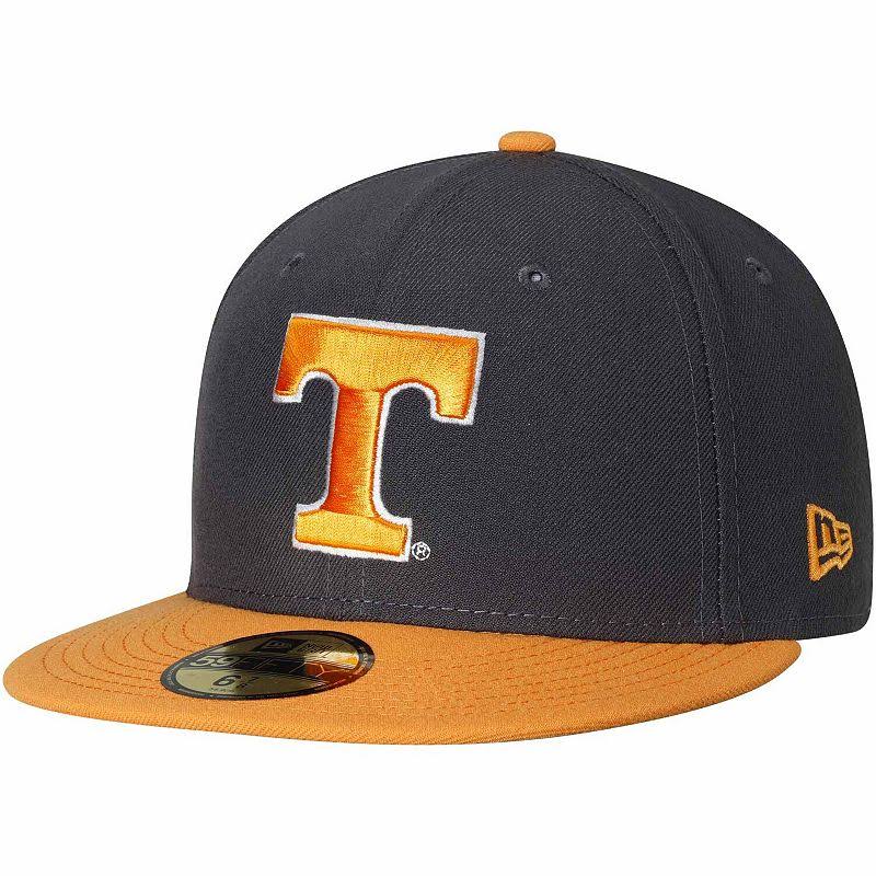Gray Tennessee Volunteers NCAA Fitted Hat Z922858