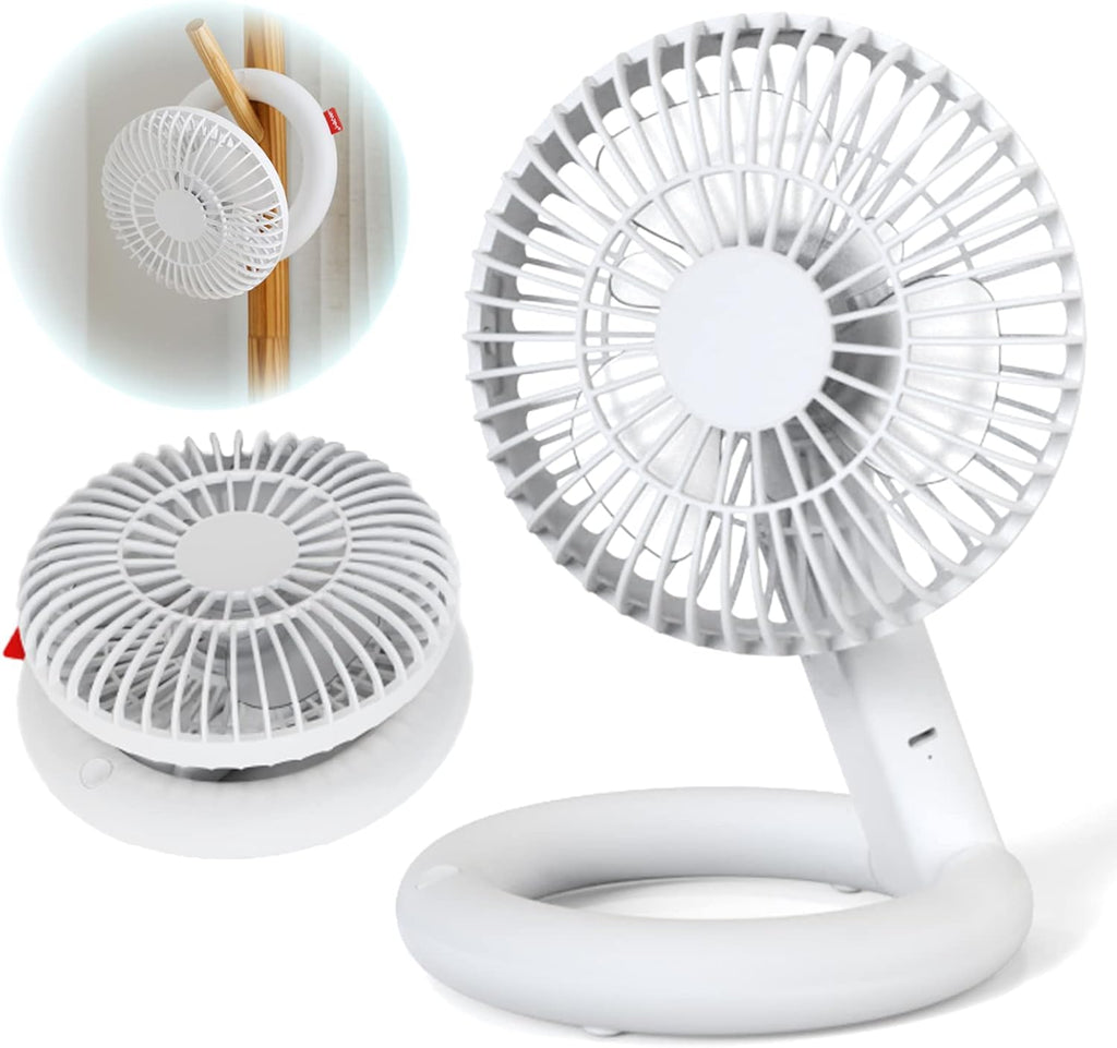Green 7 Inch Battery Operated Clip Fan, Pack of 2 K47953