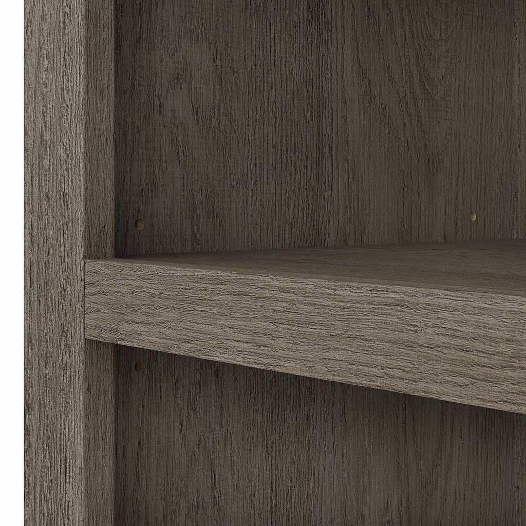 5 Shelf Bookcase Set of 2, Restored Gray G6256