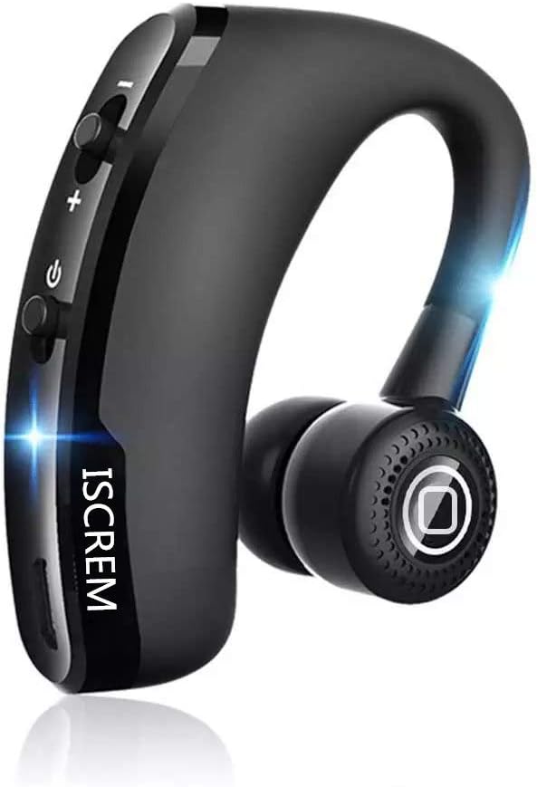 Bluetooth Headset Wireless Single Earpiece Earbuds Noise Cancelling Headphones V75110
