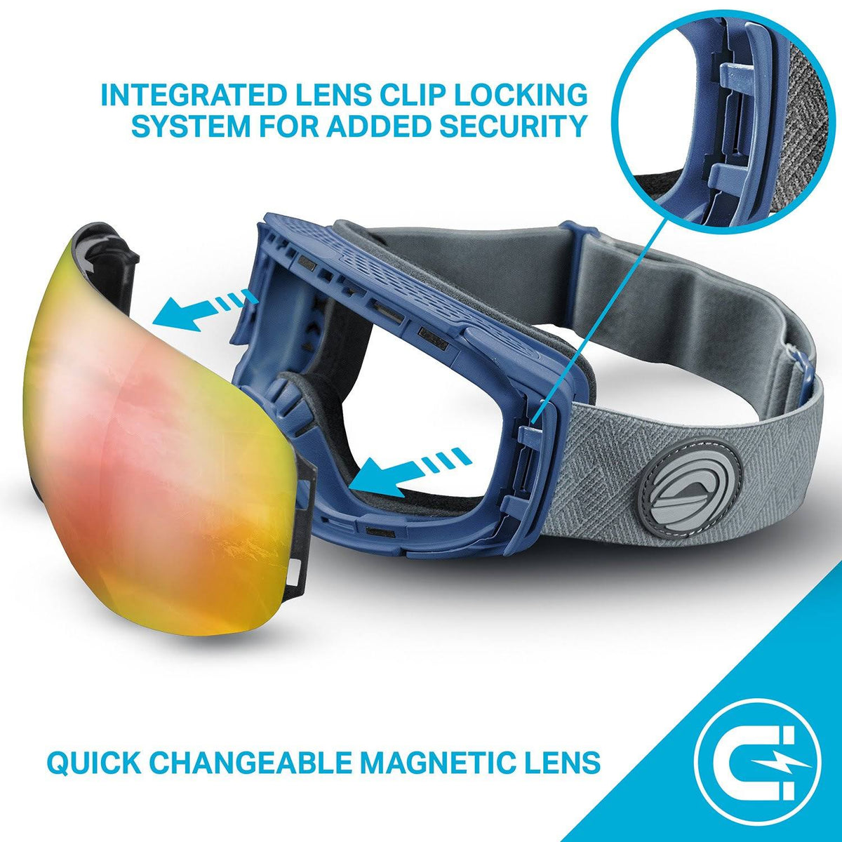 Junior Snowboard and Ski Goggles I220