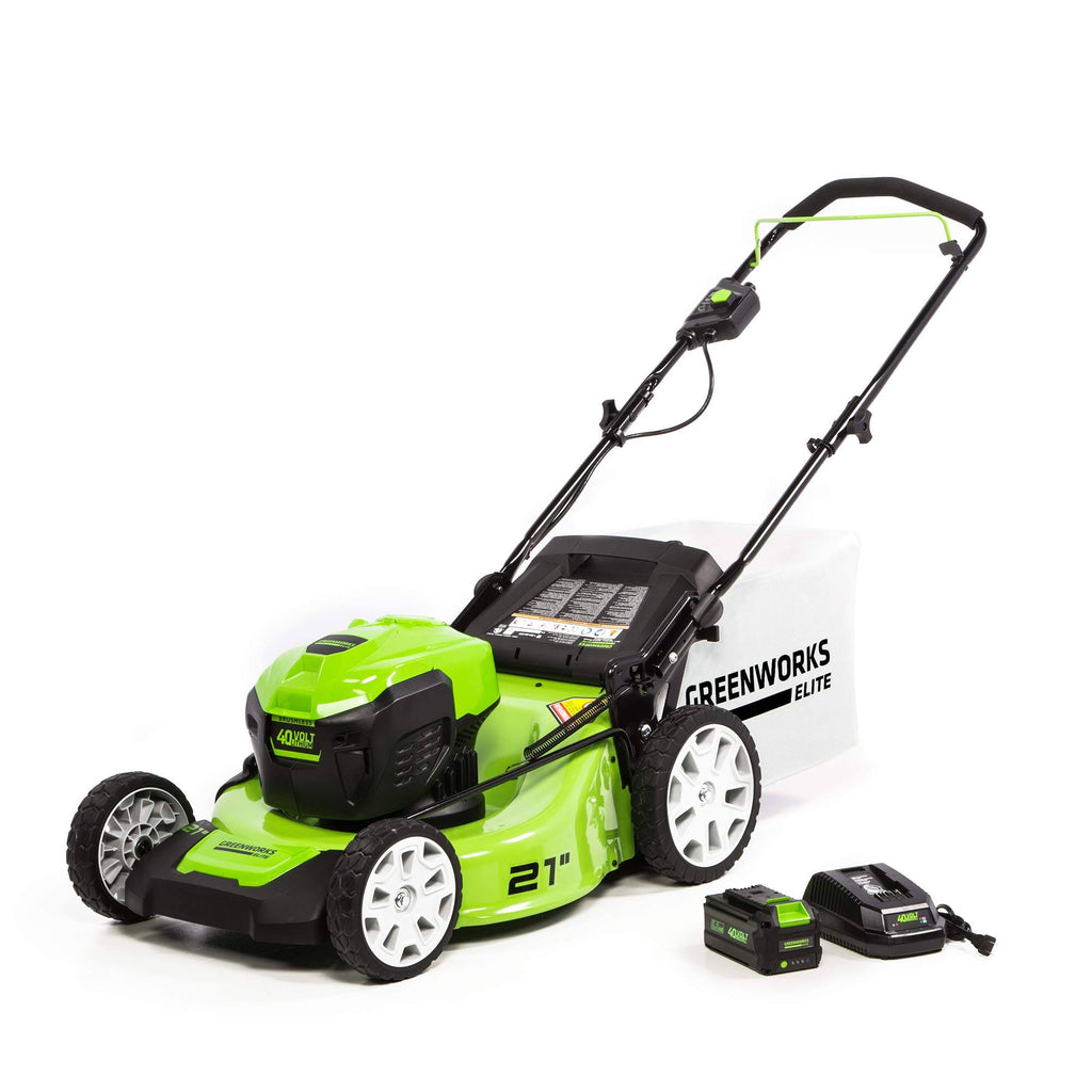 21-Inch 40V Brushless Push Mower with 6Ah Battery and Charger T56549