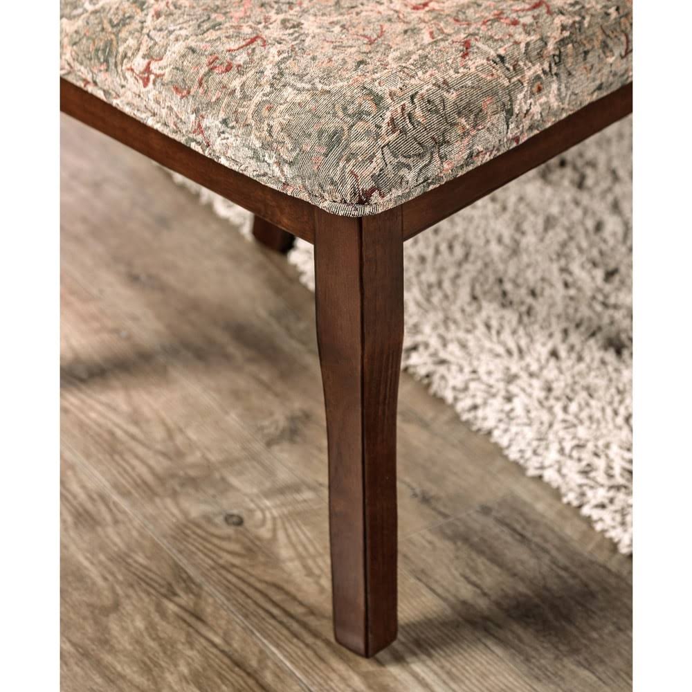 Antique Cherry Printed Dining Chair - 2 count O7124