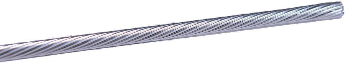 1/8” 7x7 Marine Grade Stainless Steel Semi-Flexible Cable, 250-Foot Spool N337999