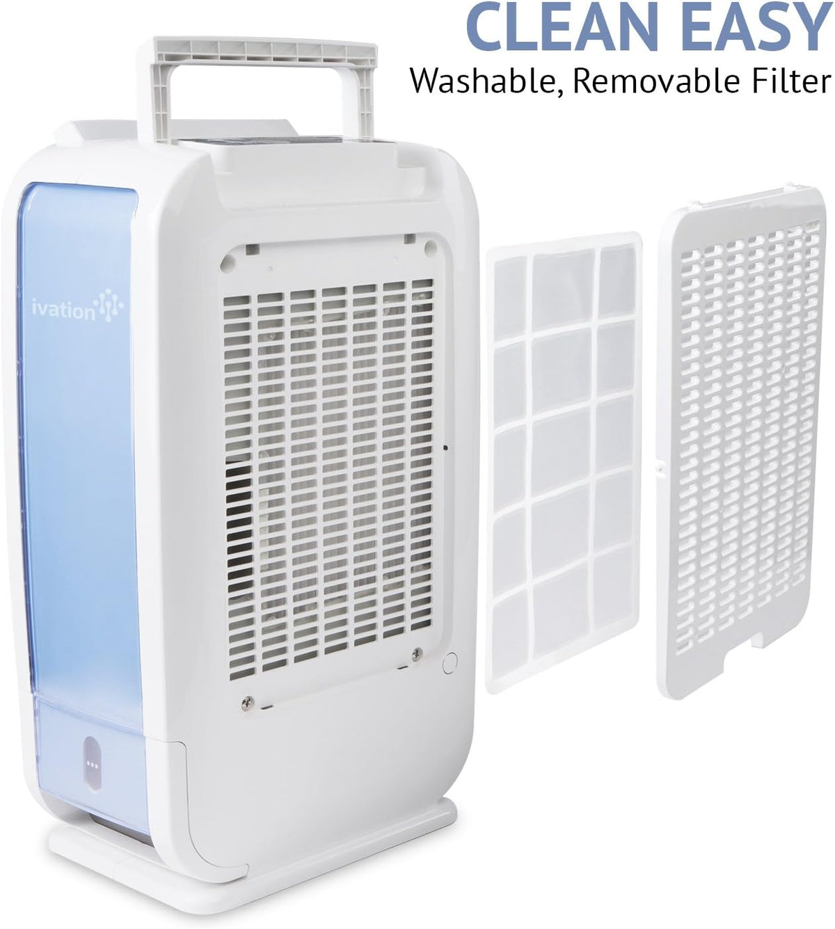 13-Pint Desiccant Dehumidifier with Continuous Drain Hose, White S47771
