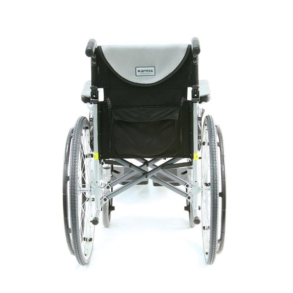 Lightweight Ergonomic Wheelchair with Silver Seat O679217