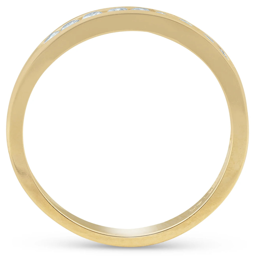 14k Yellow Gold Diamond Wedding Ring P729310