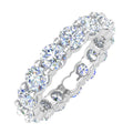 14K White Gold Diamond Eternity Wedding Band Ring W93723