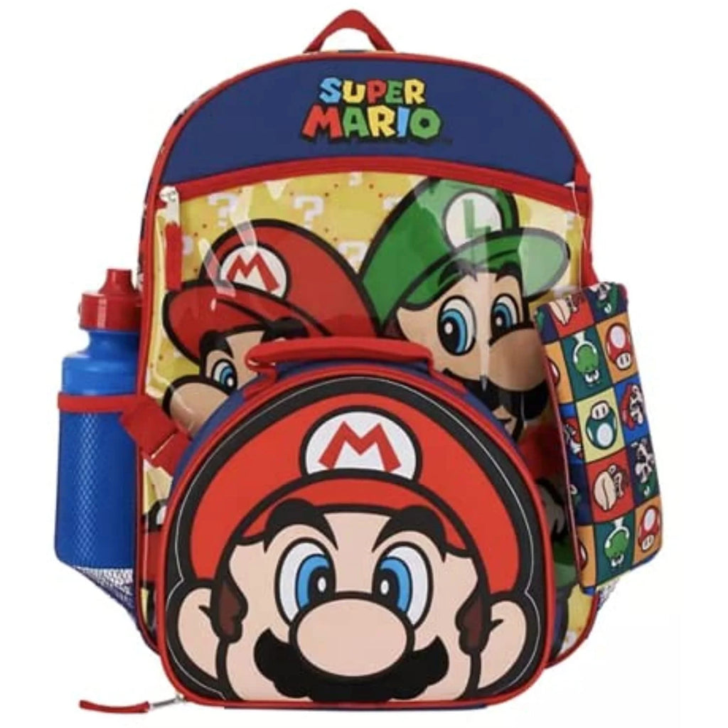 5 Piece Backpack Set with Lunch Bag and Water Bottle M658271