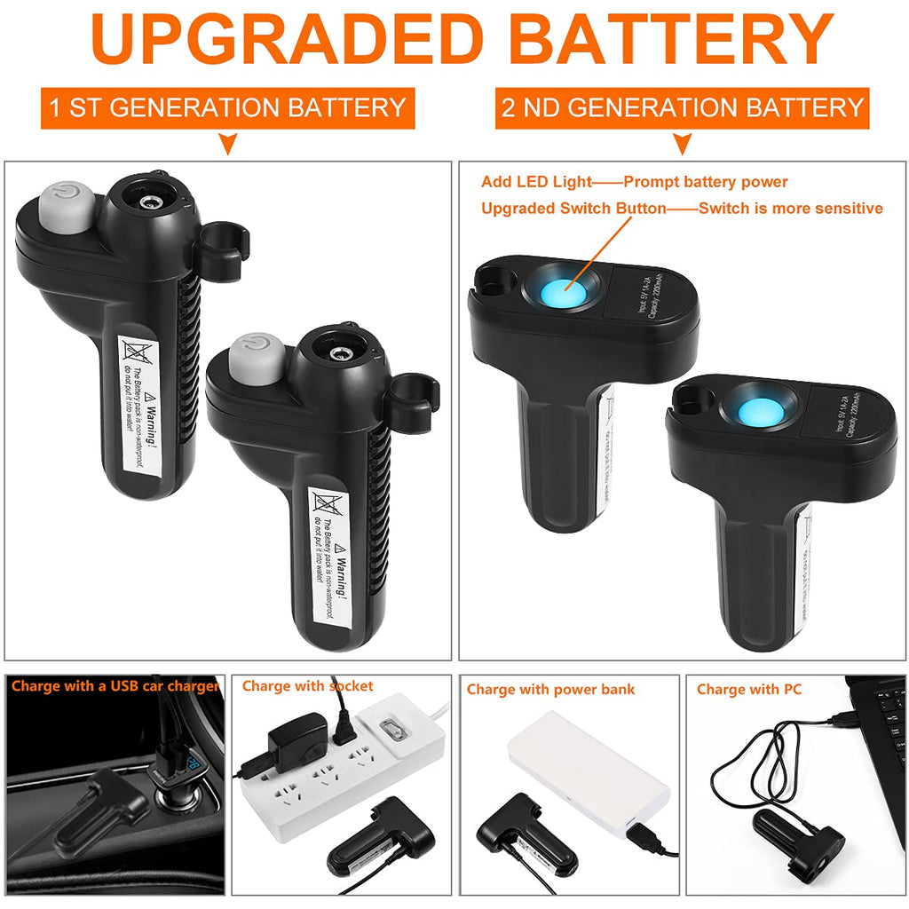 Portable Camp Shower with Two Rechargeable Batteries D638