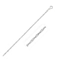 14K White Gold 1.75 mm Singapore Chain 20'' G323