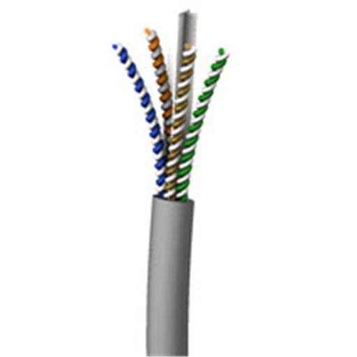 500 ft Gray Bulk CAT 6 UTP Solid Cable Q5469