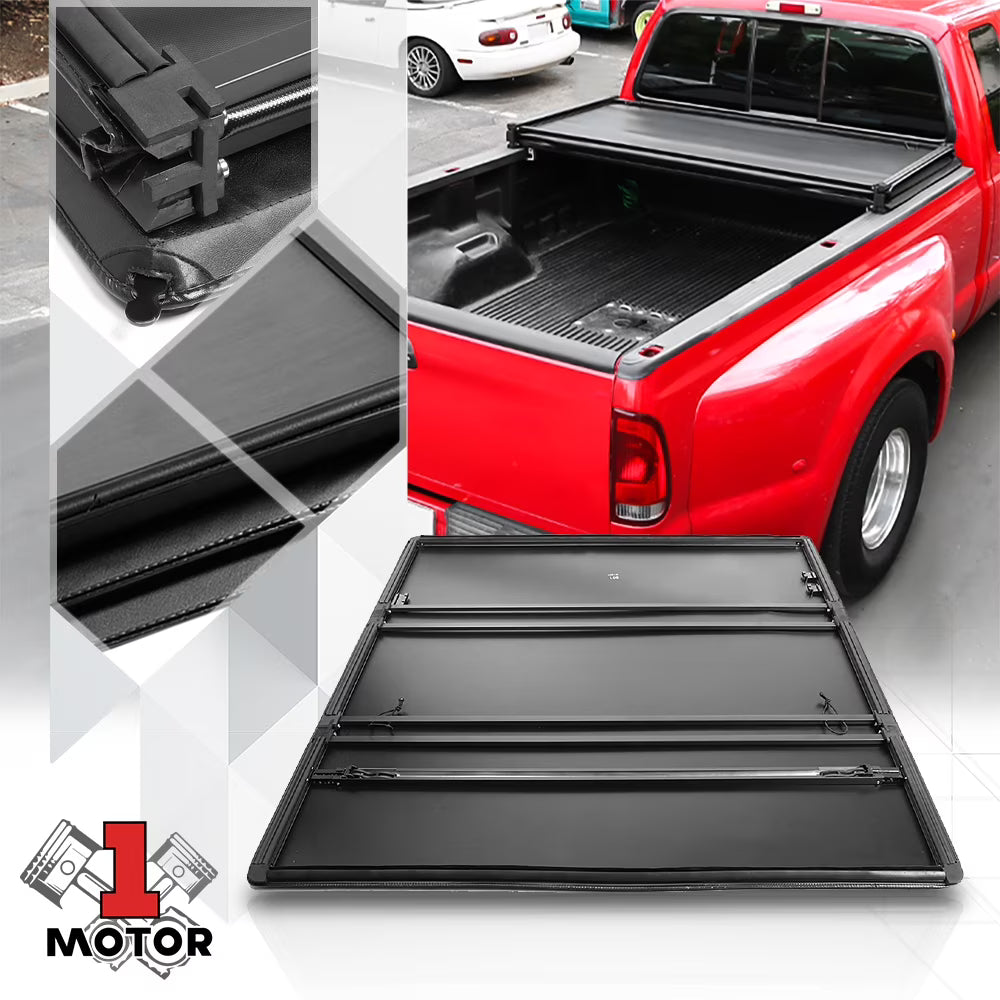 Tri-Fold Soft Tonneau Cover for Toyota Tacoma U499