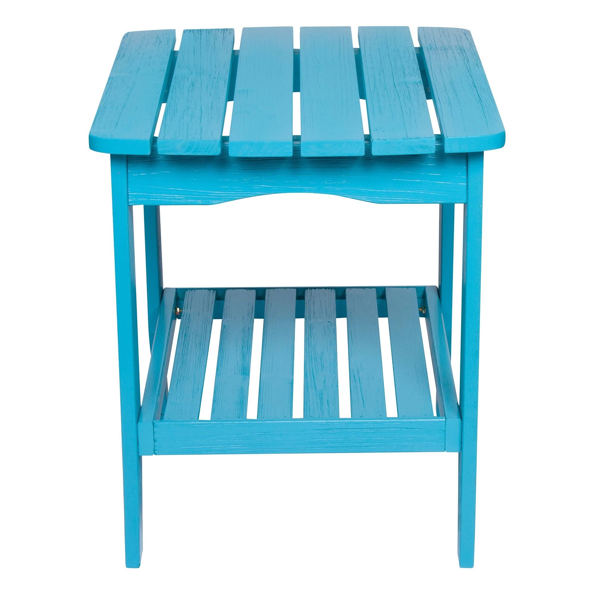 Lime Green Cedar Wood End Table M6373