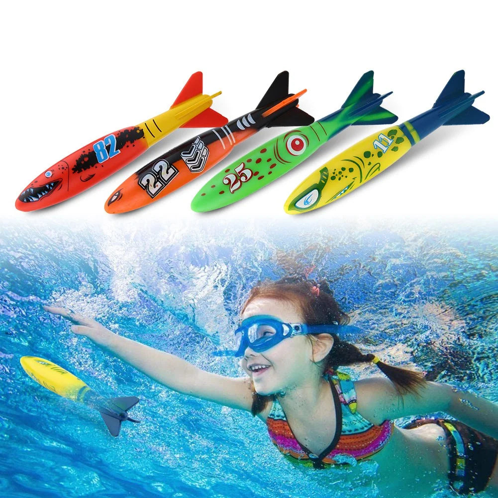 4pcs Swimming Pool Diving Toys F366