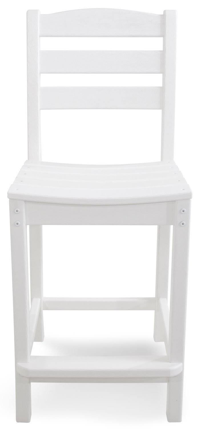 White Counter Side Chair S301