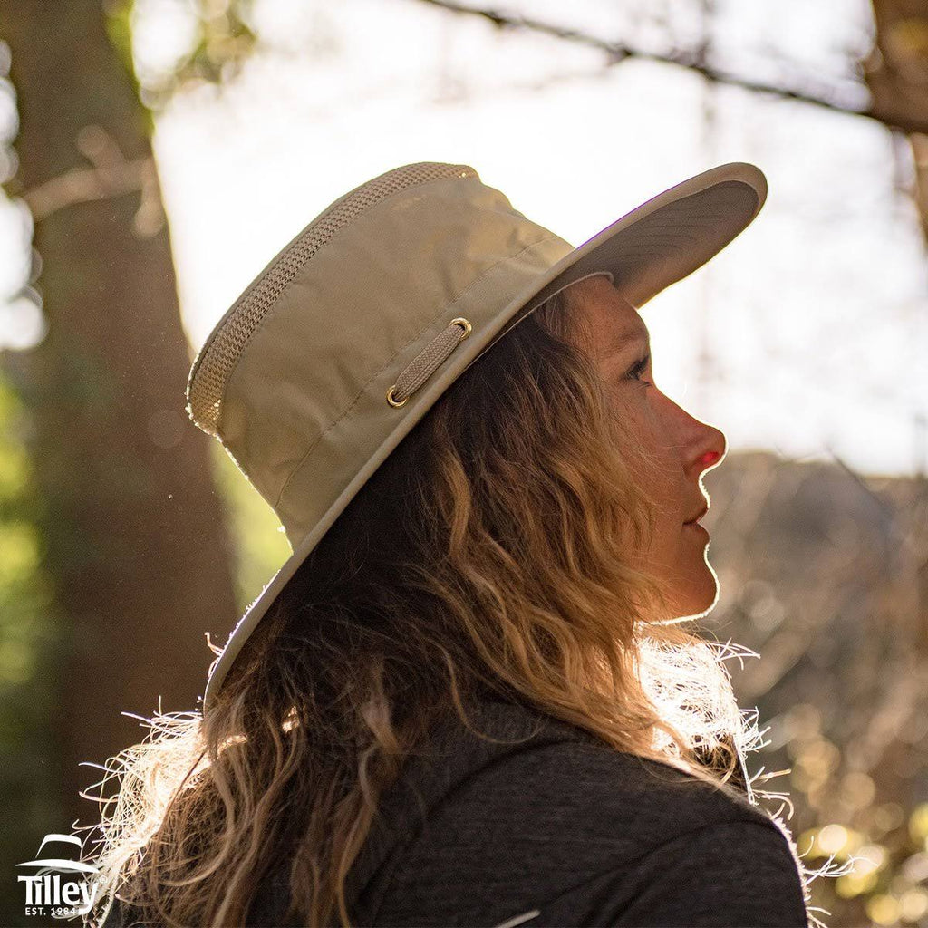 Khaki Olive Broad Brim Outback Hat Y131