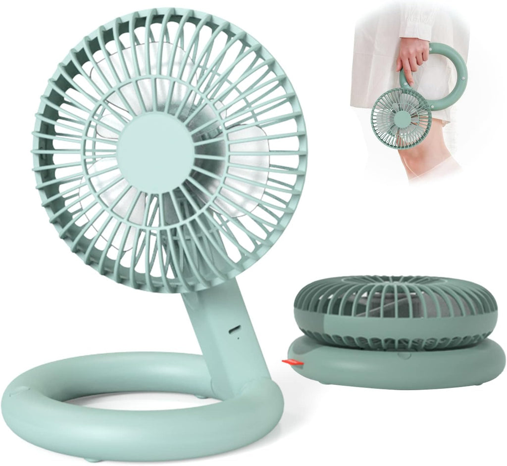 Green 7 Inch Battery Operated Clip Fan, Pack of 2 K47953